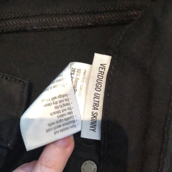 Black PAIGE jeans - Picture 3 of 4